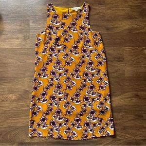 Pink Rose Floral Sleeveless Dress